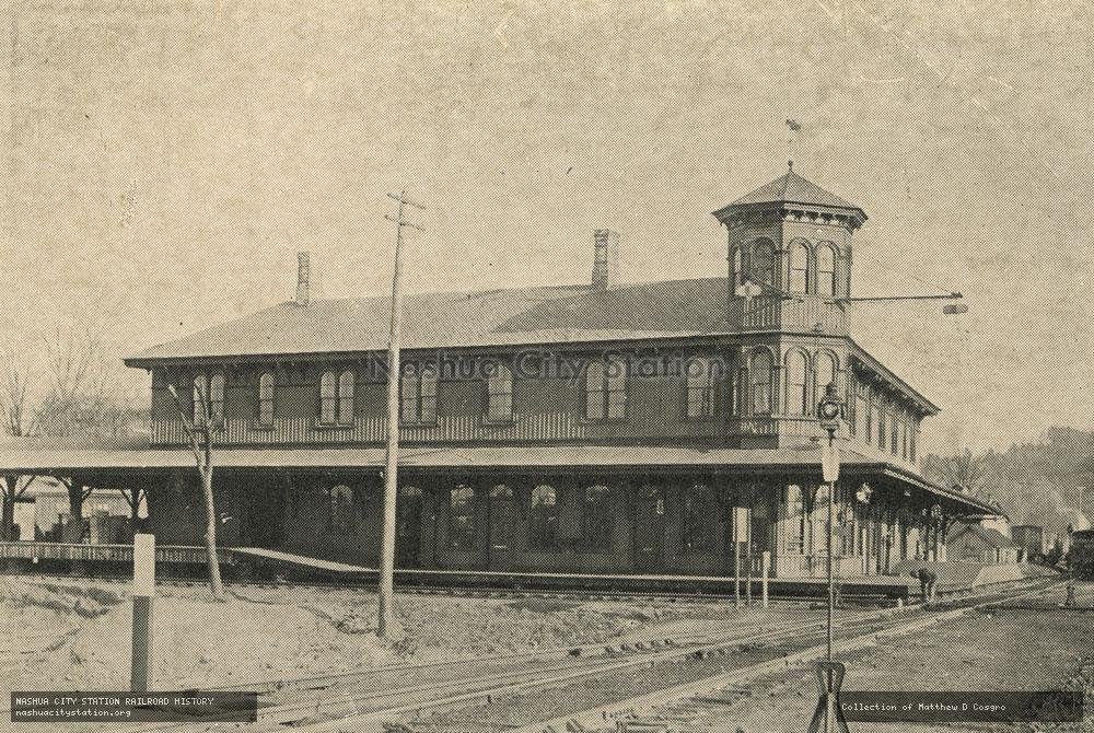 Postcard: Union Station, Canaan, Connecticut